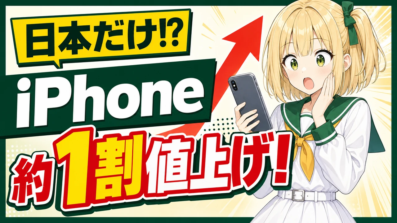 日本のiPhoneが約1割値上げ。いま確認したい価格と、急がなくてよいこと